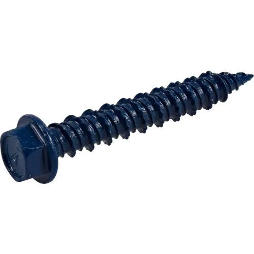 Recyclable Power Pro 1 4 x 1-3 4 Hex Washer-Head Concrete Screw Anchors 225-Pack Quality