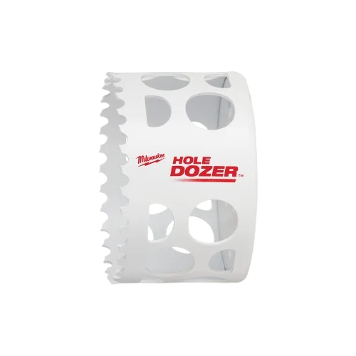 Crafted Milwaukee HOLE DOZER™ 4 x 3-1 8 Bi-Metal Hole Saw Organic