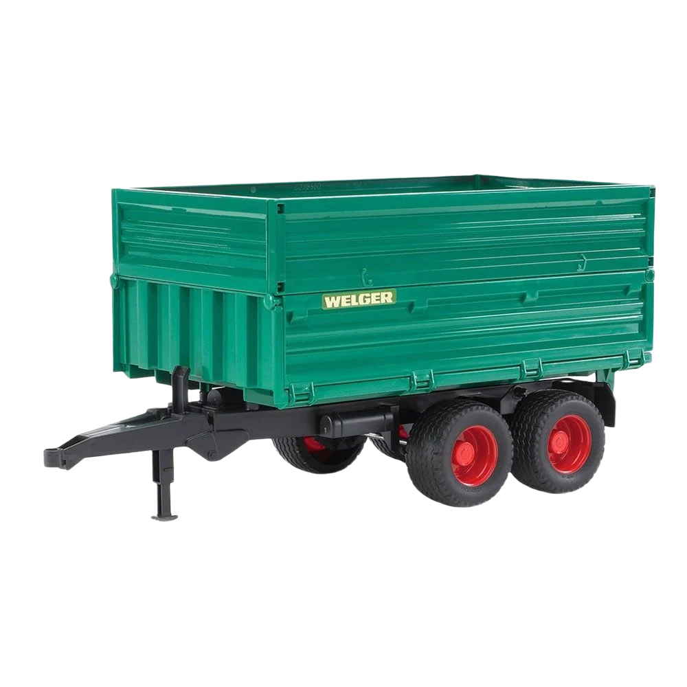 Luxury Bruder Tandem Axle Tipping Trailer with Removable Top Functional
