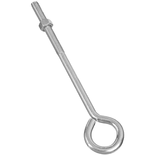 Quality National Hardware 3 8 x 8 Zinc Eye Bolt with Hex Nut Superior