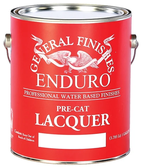 Minimalist General Finishes Enduro Water Based Pre-Cat Lacquer Gloss 1 Gallon Trusted