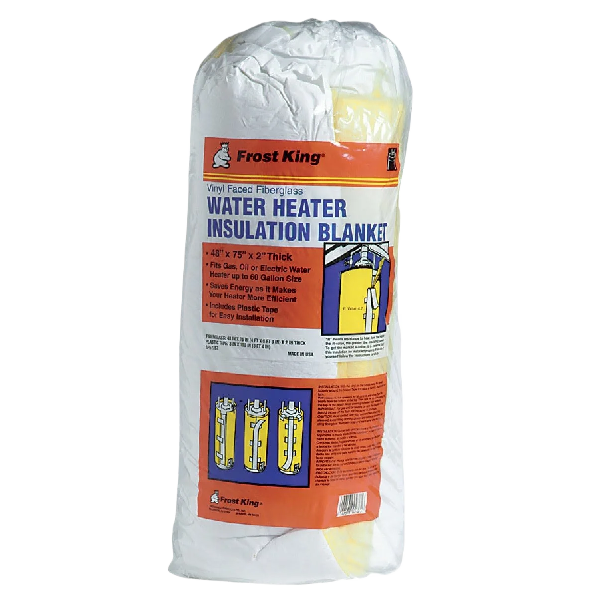 Dependable Frost King Water Heater Insulation Jacket 48 x 75 in. Trusted