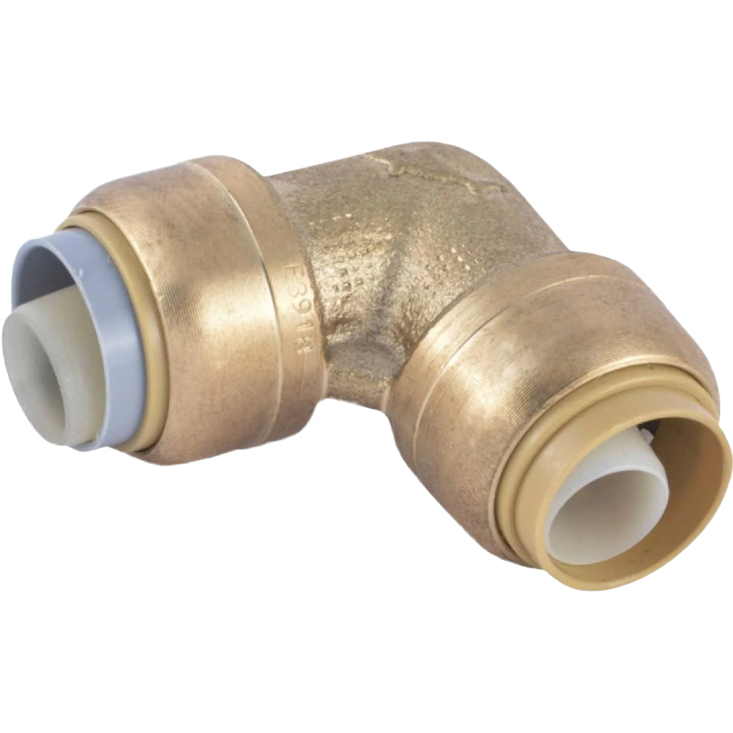 High-Performance SharkBite 1 2 in. Polybutylene 90 deg. Push-to-Connect Conversion Brass Elbow Reusable