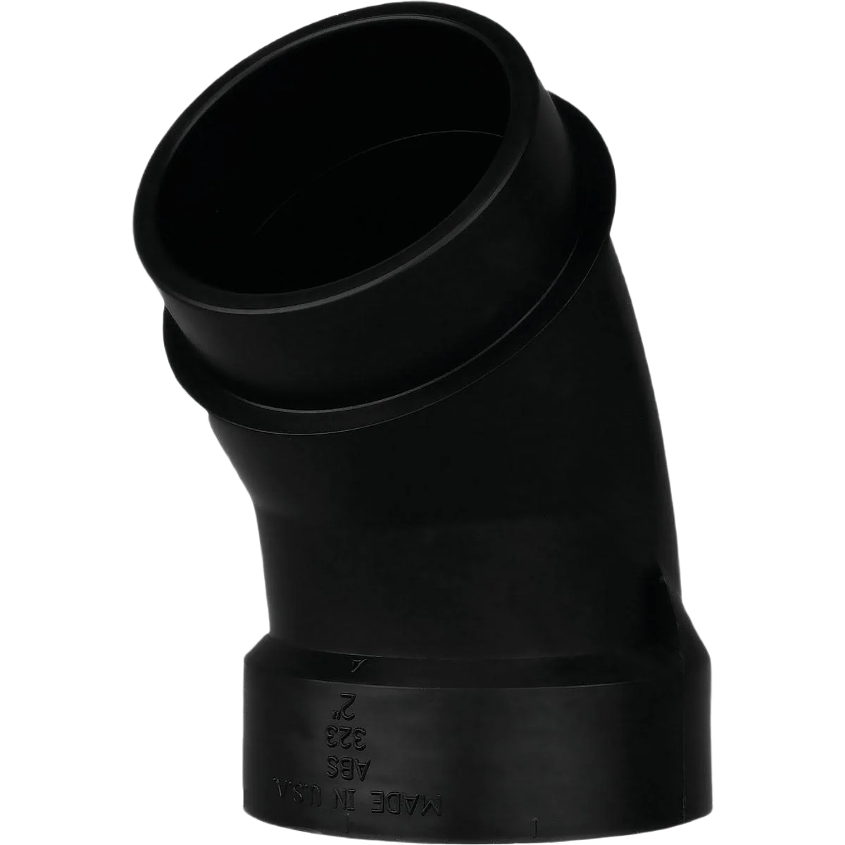 Convenient Charlotte Pipe 2 In. Hub x Spigot 45 Deg. Street ABS Elbow Elegant