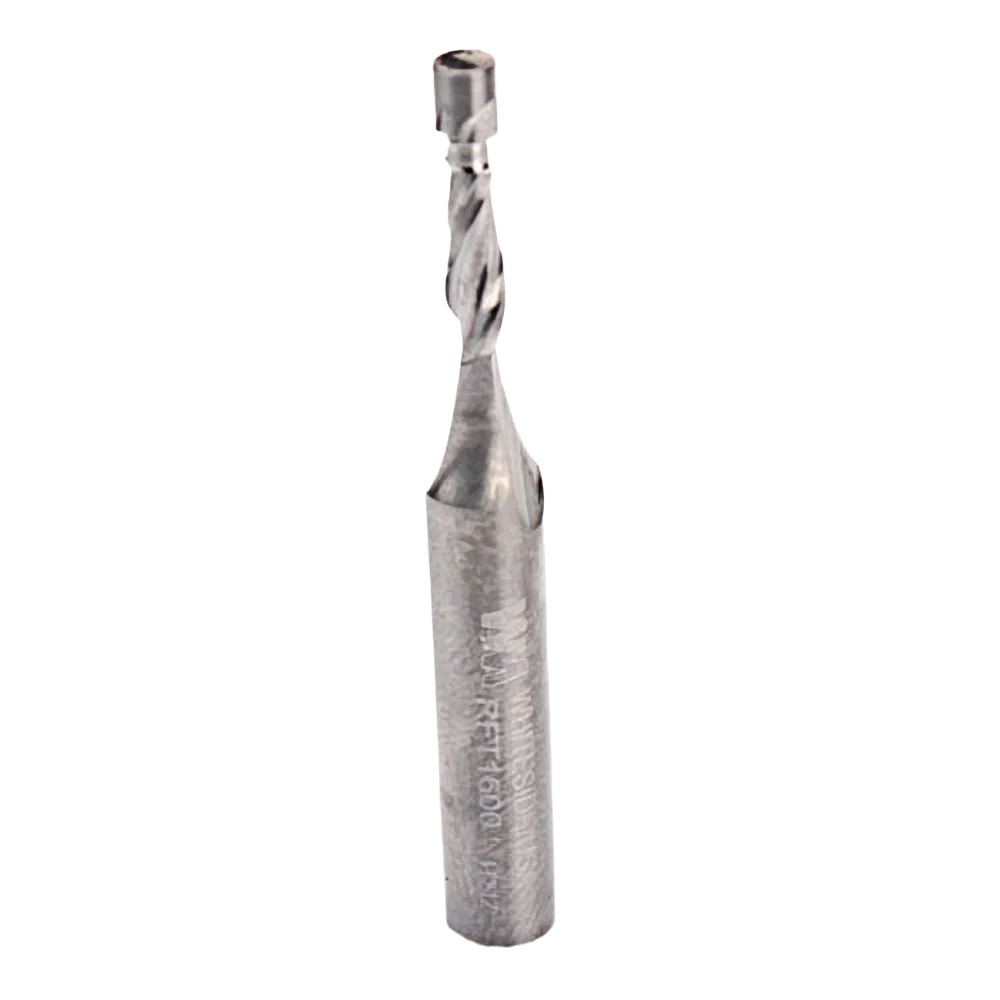 Premium Whiteside Spiral Upcut Flush Trim Bit 1 4 in. SH x 1 8 in. CD x 3 8 in. CL Trendy