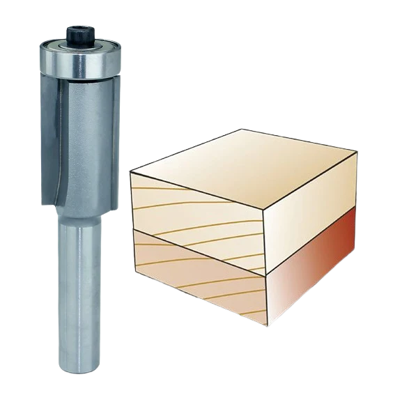 Fine Crafted Whiteside Flush Trim Bit 1 2 in. SH x 7 8 in. CD x 1-1 2 in. CL Premium Material
