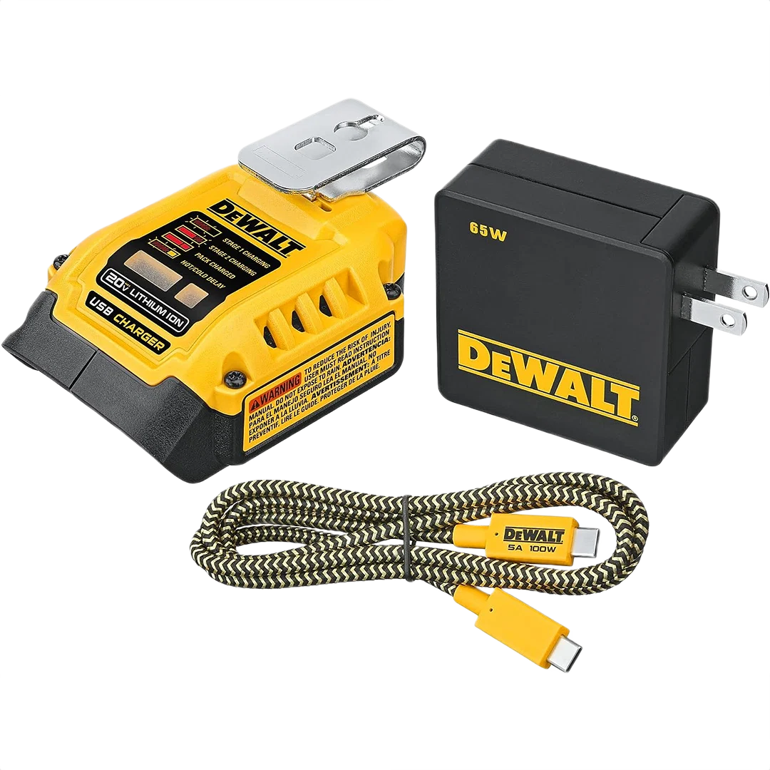 Modern DEWALT 20V MAX FLEXVOLT ® 5 Amp USB Charging Kit Eco-Friendly