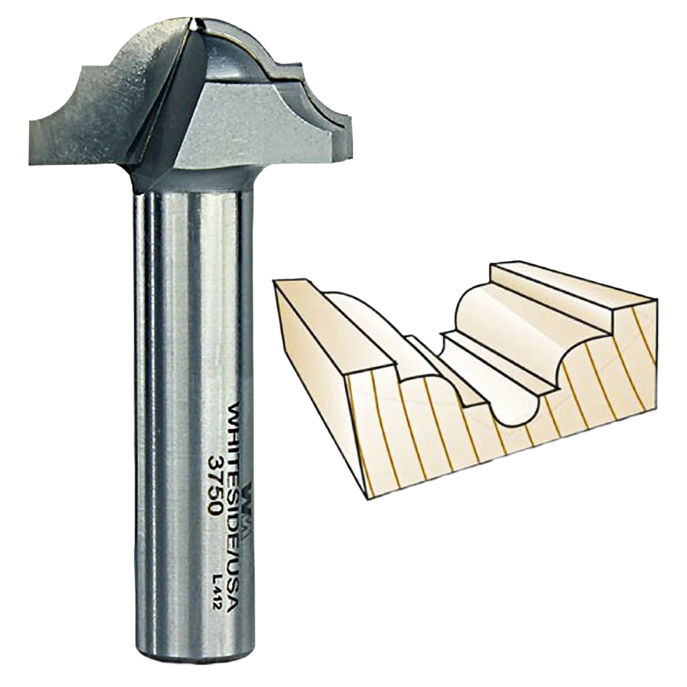 Original Design Whiteside Classical Round Bottom Bit 1 2 in. SH x 7 32 in. R Outstanding
