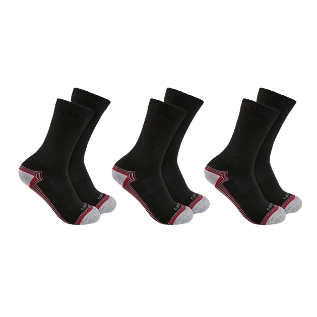 Natural Carhartt Women’s Force Midweight Crew Socks 3-Pk Top-Quality