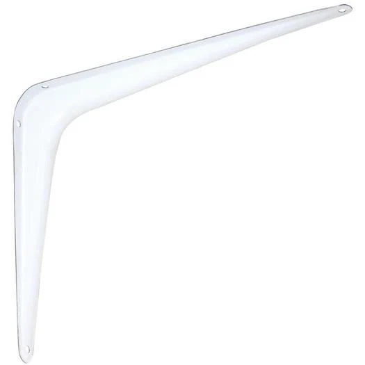 Authentic National Hardware 8 D. x 10 H. White Steel Shelf Bracket Durable