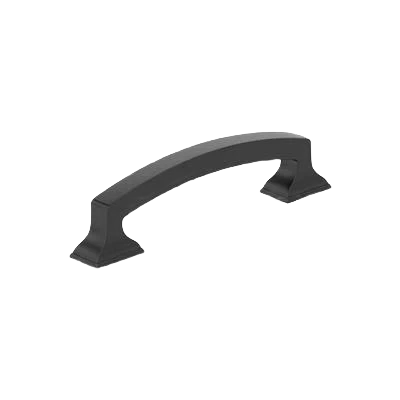 Dependable Amerock Incisive 3-3 4 Center-to-Center Matte Black Cabinet Pull First-Class