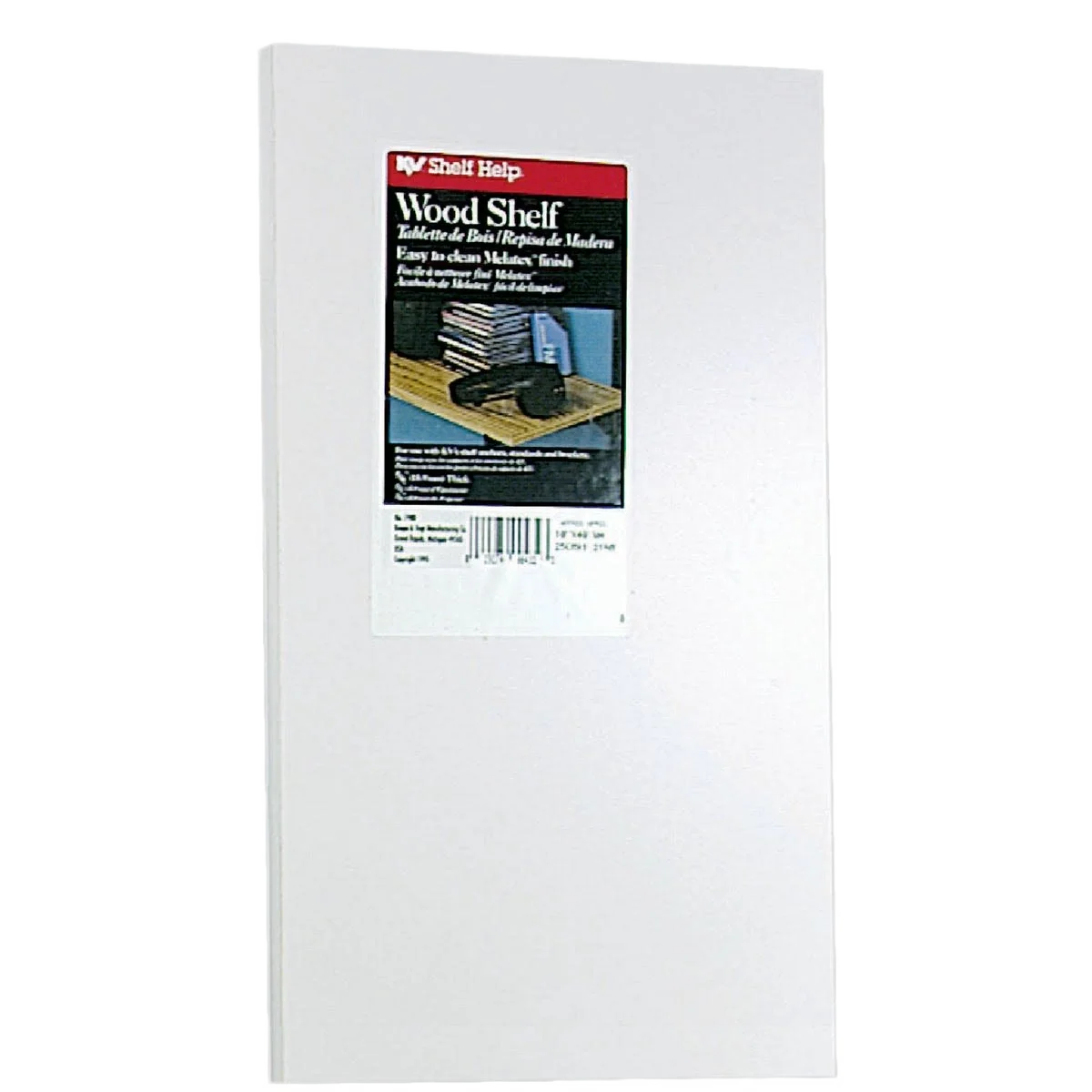 Safe Knape Vogt White All-Purpose Shelf 10 In. x 48 In. Fine