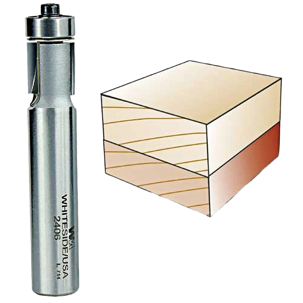 Smart Whiteside Flush Trim Bit 1 2 in. SH x 1 2 in. CD x 1 2 in. CL Casual