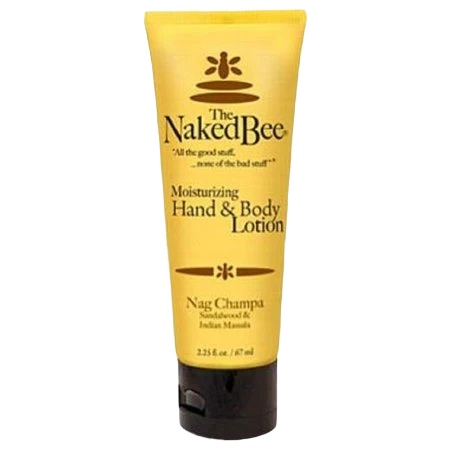Healthy The Naked Bee Nag Champa Hand Body Lotion 2.25 oz. Eco-Friendly