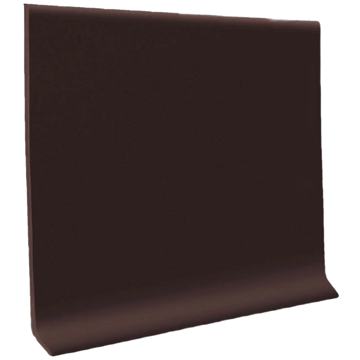 Classic Roppe Brown Self-Stick Vinyl Wall Cove Base 4 in. x 20 ft. Contemporary