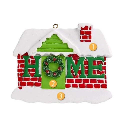 Lightweight Rudolph Me Personalized Home Ornament Traditional