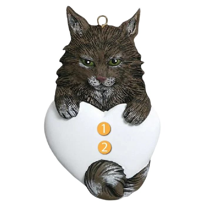 Quality Rudolph Me Personalized Maine Coon Cat Ornament Certified