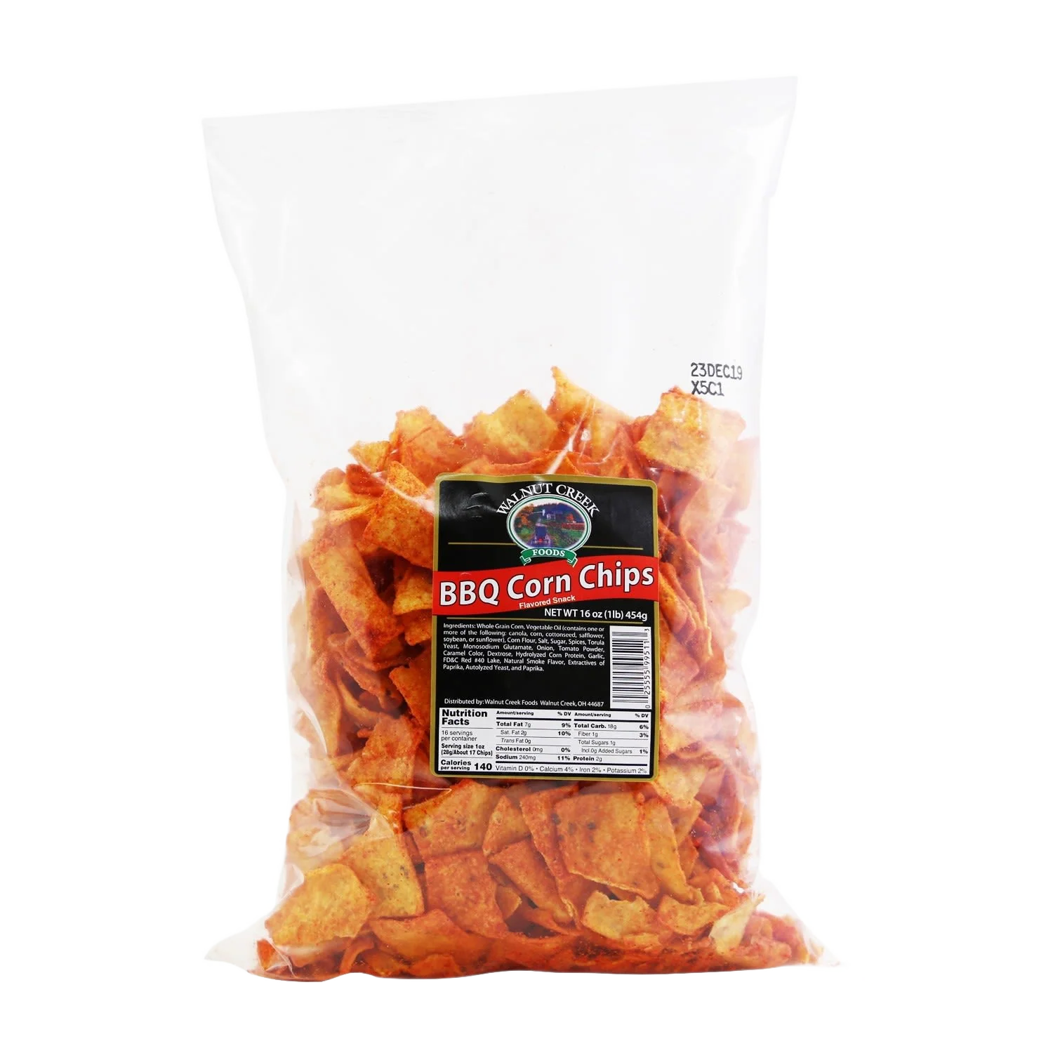 Recyclable Walnut Creek BBQ Corn Chips 16 oz. Long-Lasting