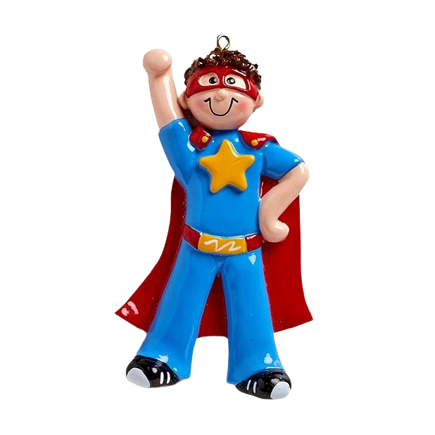 Quality Rudolph Me Personalized Super Boy Ornament Organic