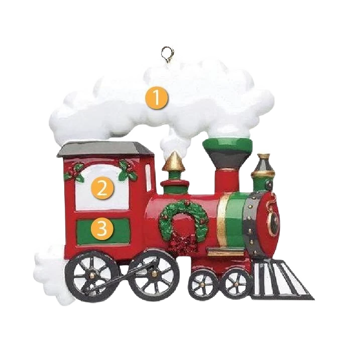 Consistent Rudolph Me Personalized Train Ornament Secure