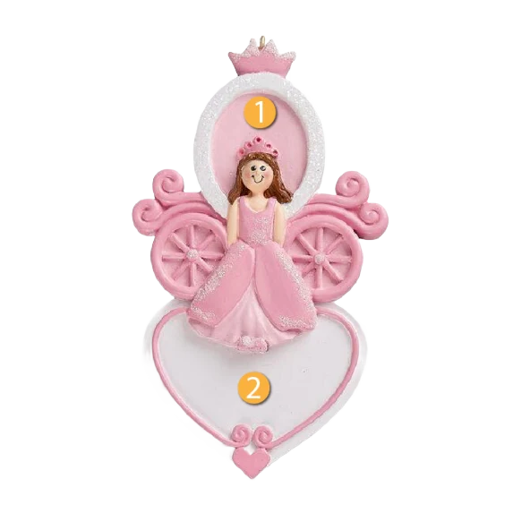 Breathable Rudolph Me Personalized Princess Ornament First-Class