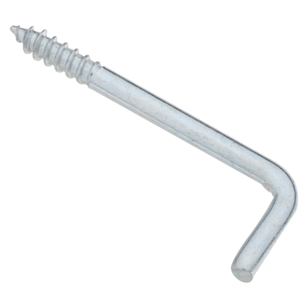 Trendy National Hardware Square Bend Screw Hook Shoulder Hook 6 Count Smart
