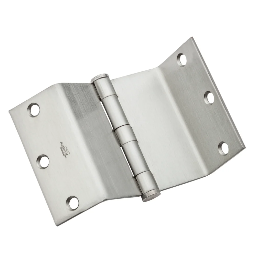 Exceptional National Hardware Satin Chrome Swing Clear Hinge High-End