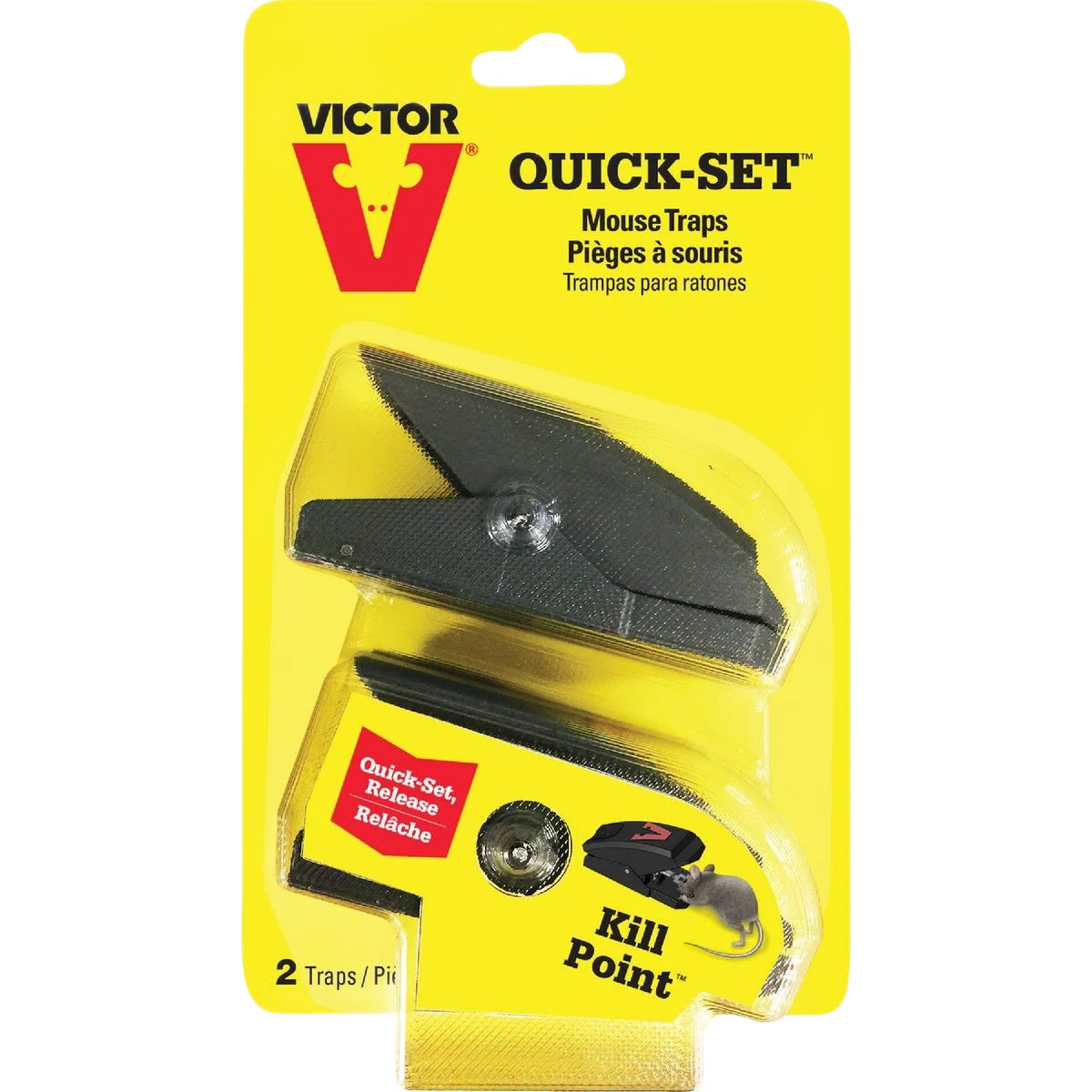 First-Class Victor Quick-Set Mechanical Mouse Trap 2-Pack Eco-Friendly