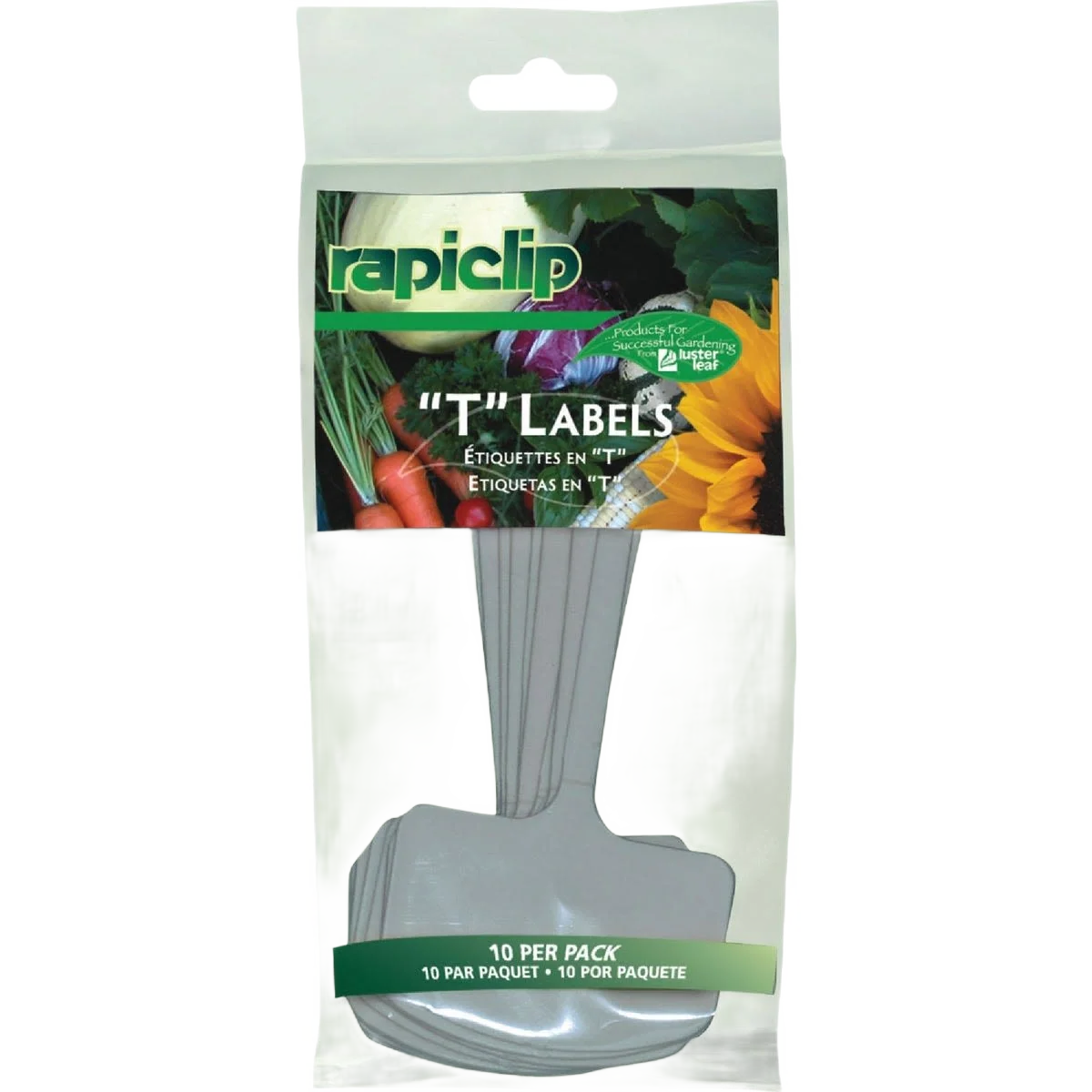 Prestigious Rapiclip Plastic Plant and Garden Marker T Label 10-Pack High-Grade