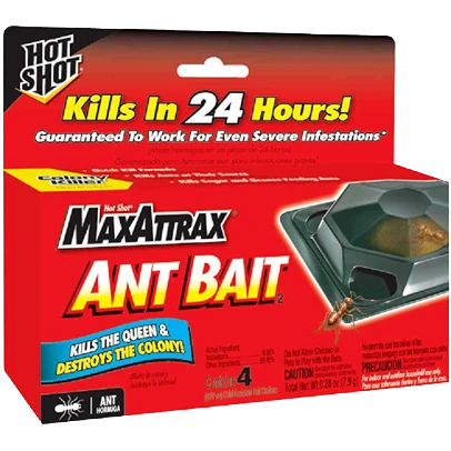 Secure Hot Shot MaxAttrax Solid Ant Bait Stations 4 Pack Elegant