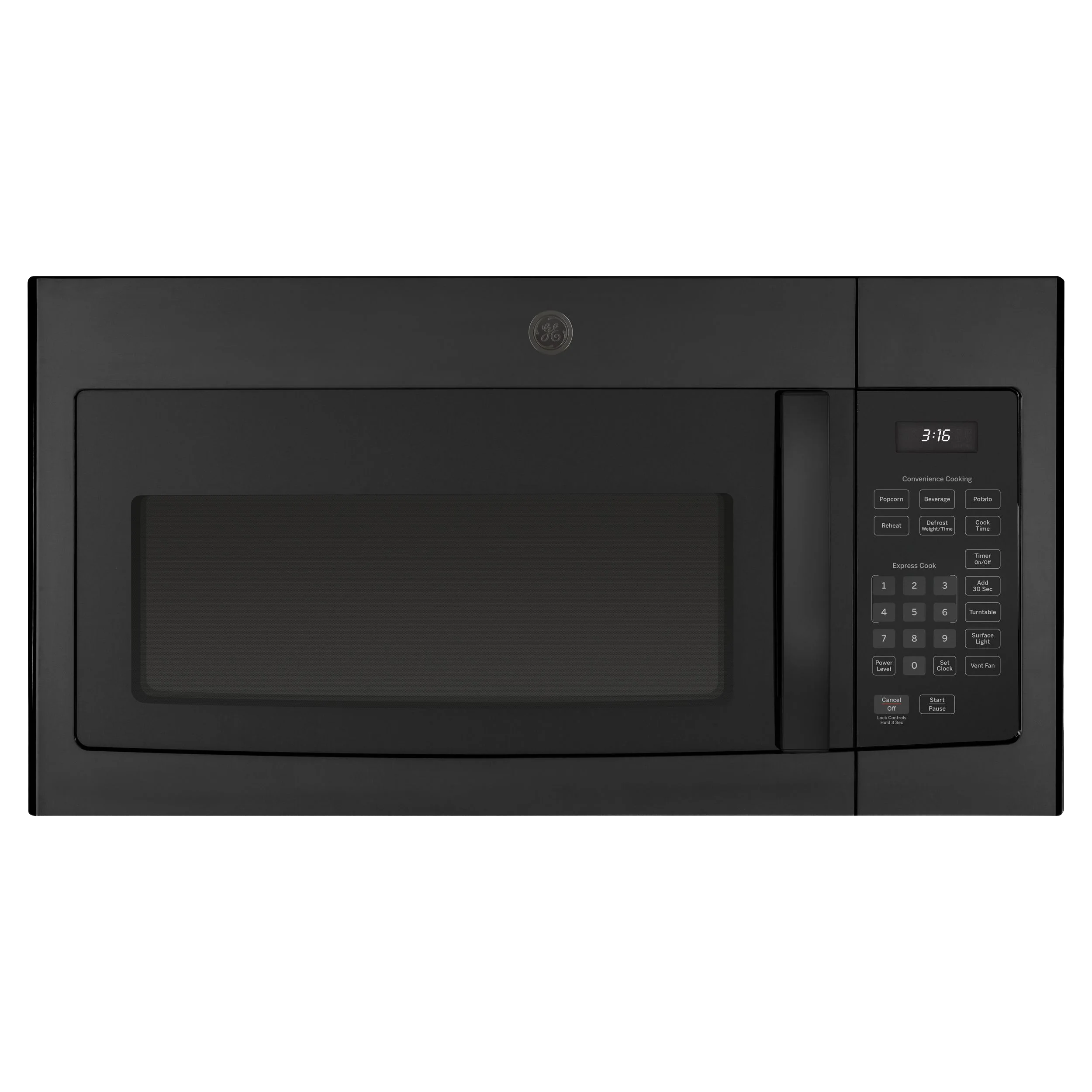 Versatile GE® 1.6 Cu. Ft. Over-the-Range Microwave Oven Crafted