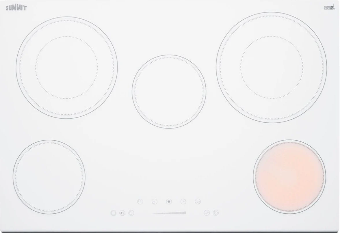 Comfortable 30 Wide 208-240V 5-Burner Radiant Cooktop Breathable