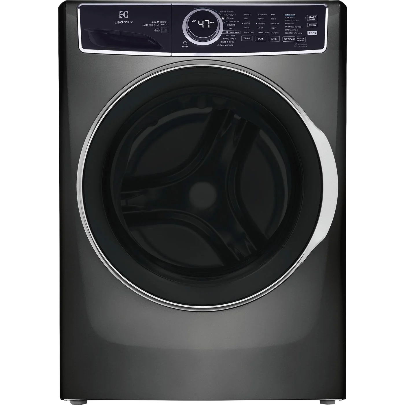 Elite Front Load Steam™ Washer with LuxCare® Plus Wash and SmartBoost® – 4.5 Cu. Ft. Professional
