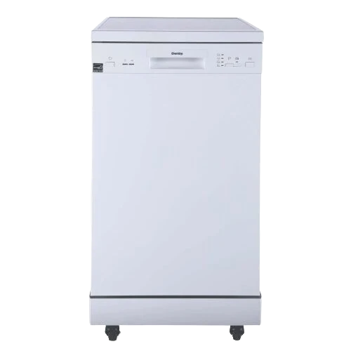 Proven 18 Portable Dishwasher 8 Place Settings SS Interior 4 Wash Programs Refined