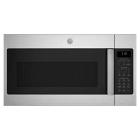Comfortable GE® 1.9 Cu. Ft. Over-the-Range Sensor Microwave Oven User-Friendly