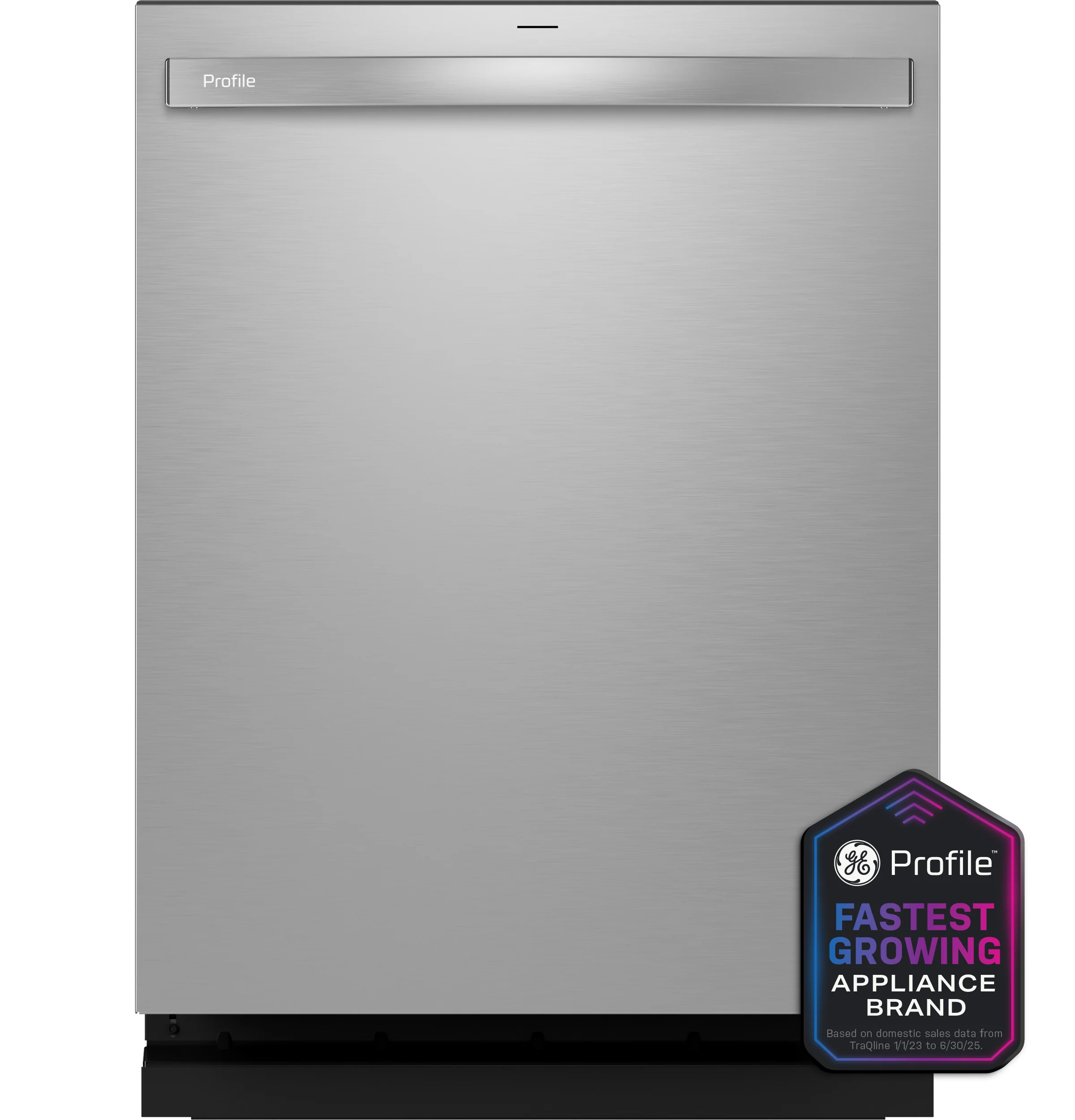 Top-Quality GE Profile™ ENERGY STAR® Fingerprint Resistant Top Control Stainless Interior Dishwasher with Microban™ Antimicrobial Technology Modern
