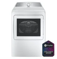 Functional GE Profile™ ENERGY STAR® 7.4 cu. ft. Capacity aluminized alloy drum Electric Dryer with Sanitize Cycle and Sensor Dry Pure