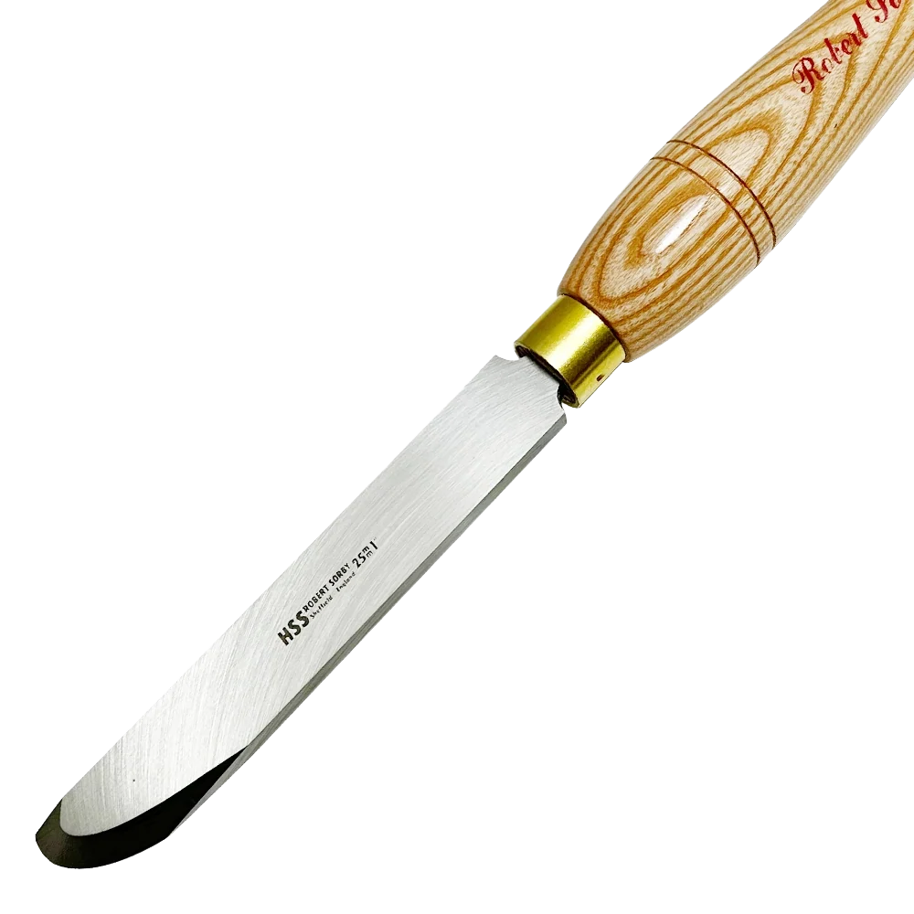 Luxury Robert Sorby 1″ Negative Rake Curved Profile Scraper Professional
