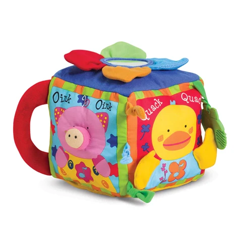 Professional Melissa Doug Musical Farmyard Cube Learning Toy Classic