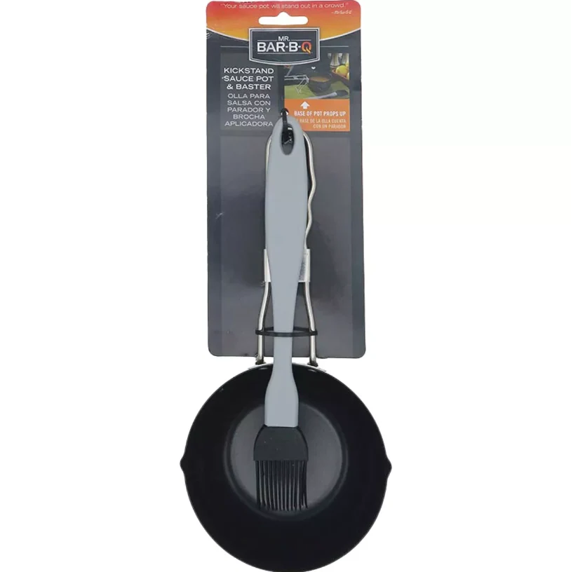 Long-Lasting Mr. Bar-B-Q Steel Baster Kickstand Pot Innovative