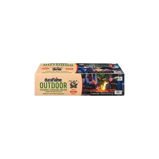 Verified Duraflame 3.2 Lb. Outdoor Firelog 3-Pack Eco-Friendly