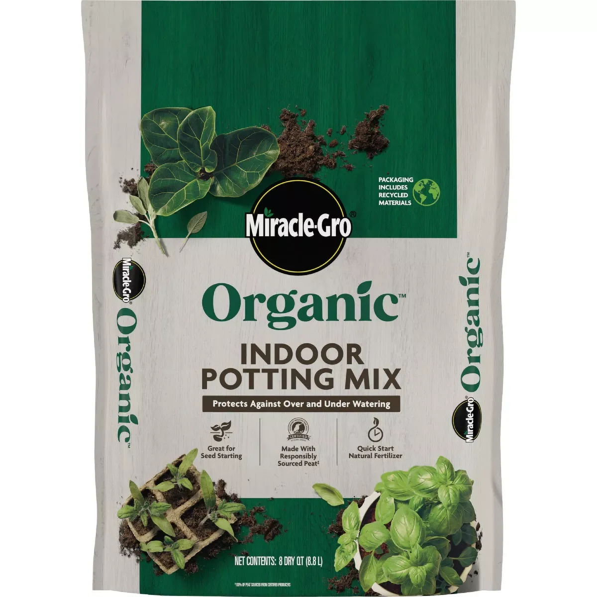 Convenient -Gro 8 Qt. Organic Indoor Potting Mix Traditional