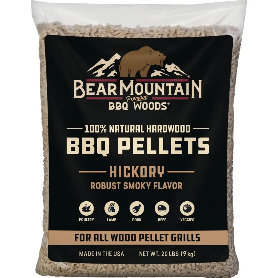 Specialty Bear Mountain BBQ Premium Hickory BBQ Wood Pellets 20 Lb. Exclusive