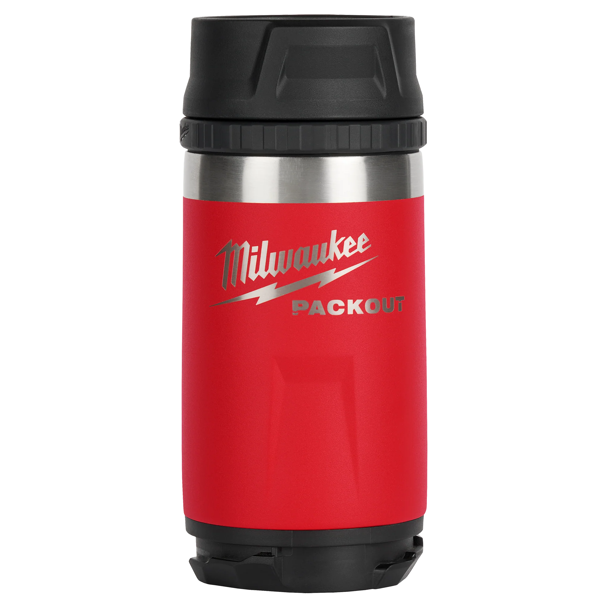 High-Performance Milwaukee PACKOUT™ 12oz Red Insulated Bottle with Sip Lid Next-Generation