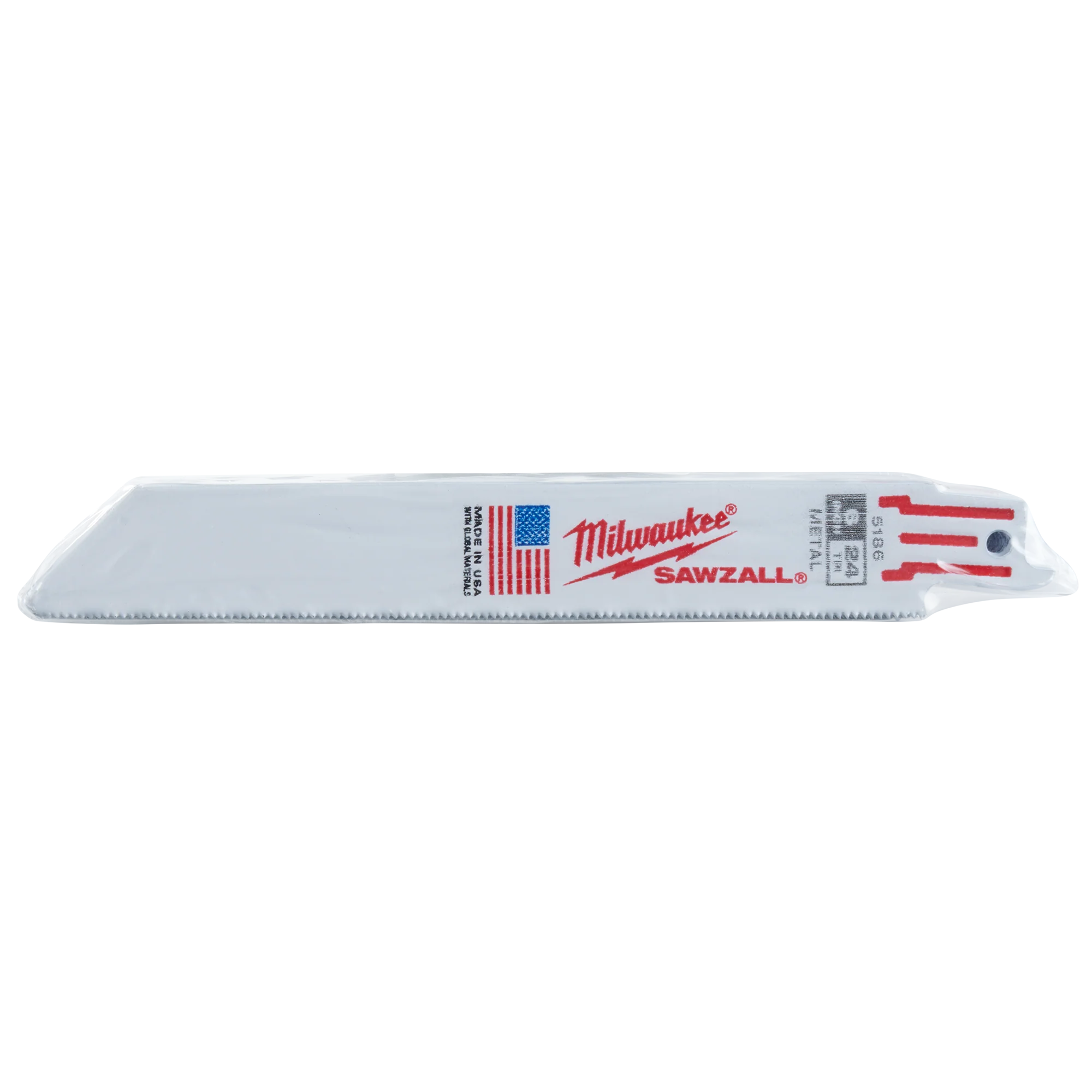 Elegant Milwaukee 6 24 TPI SAWZALL® Blade for Thin Metal Bulk 25 Long-Lasting