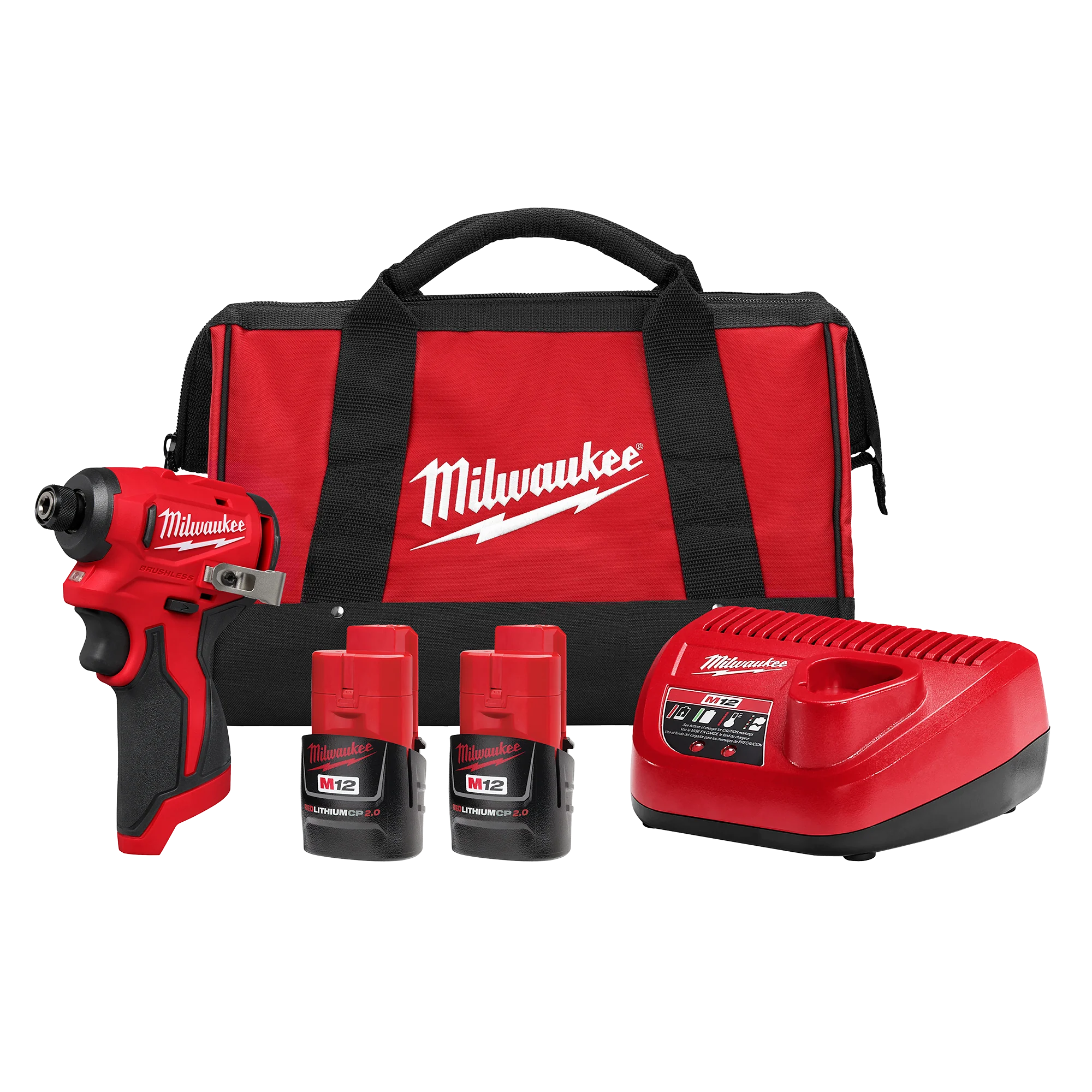 Practical Milwaukee M12™ Subcompact Brushless 1 4 Hex Impact Driver Kit Elite