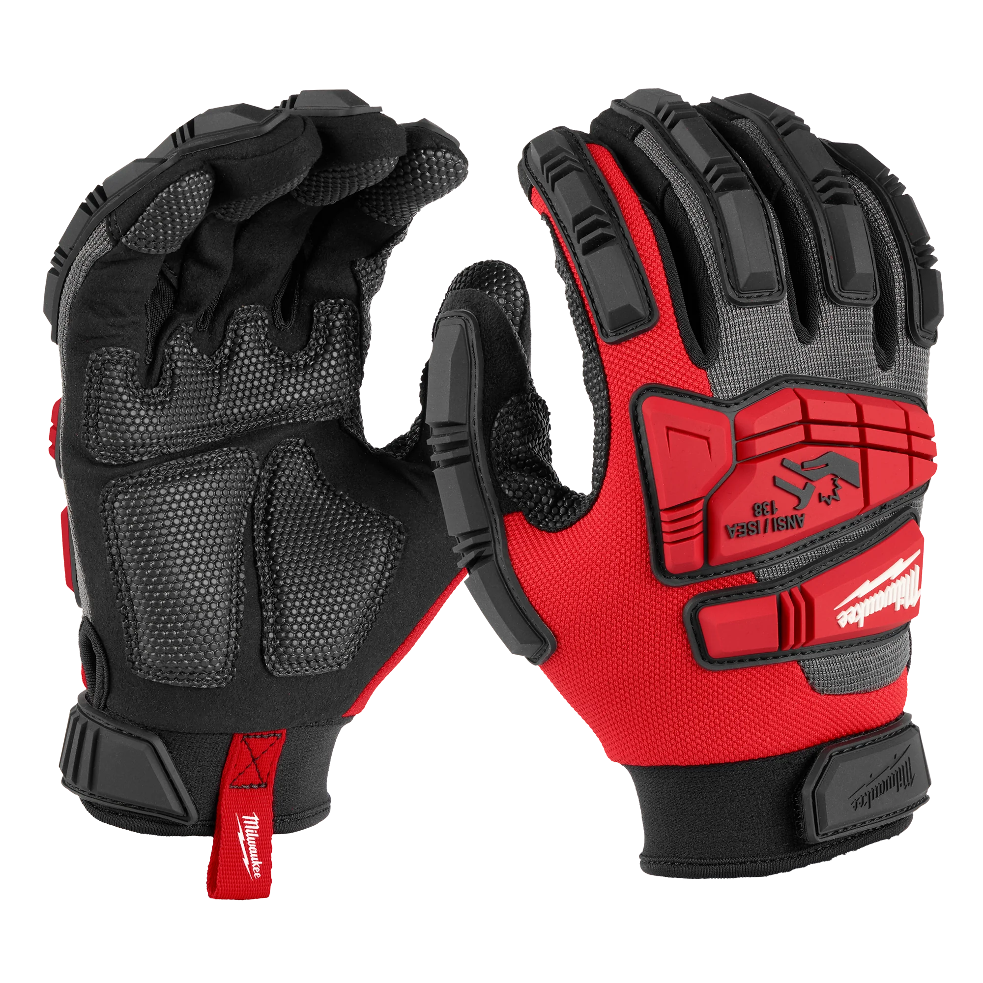 Green Milwaukee Impact Wrecking Work Glove – XL Solid