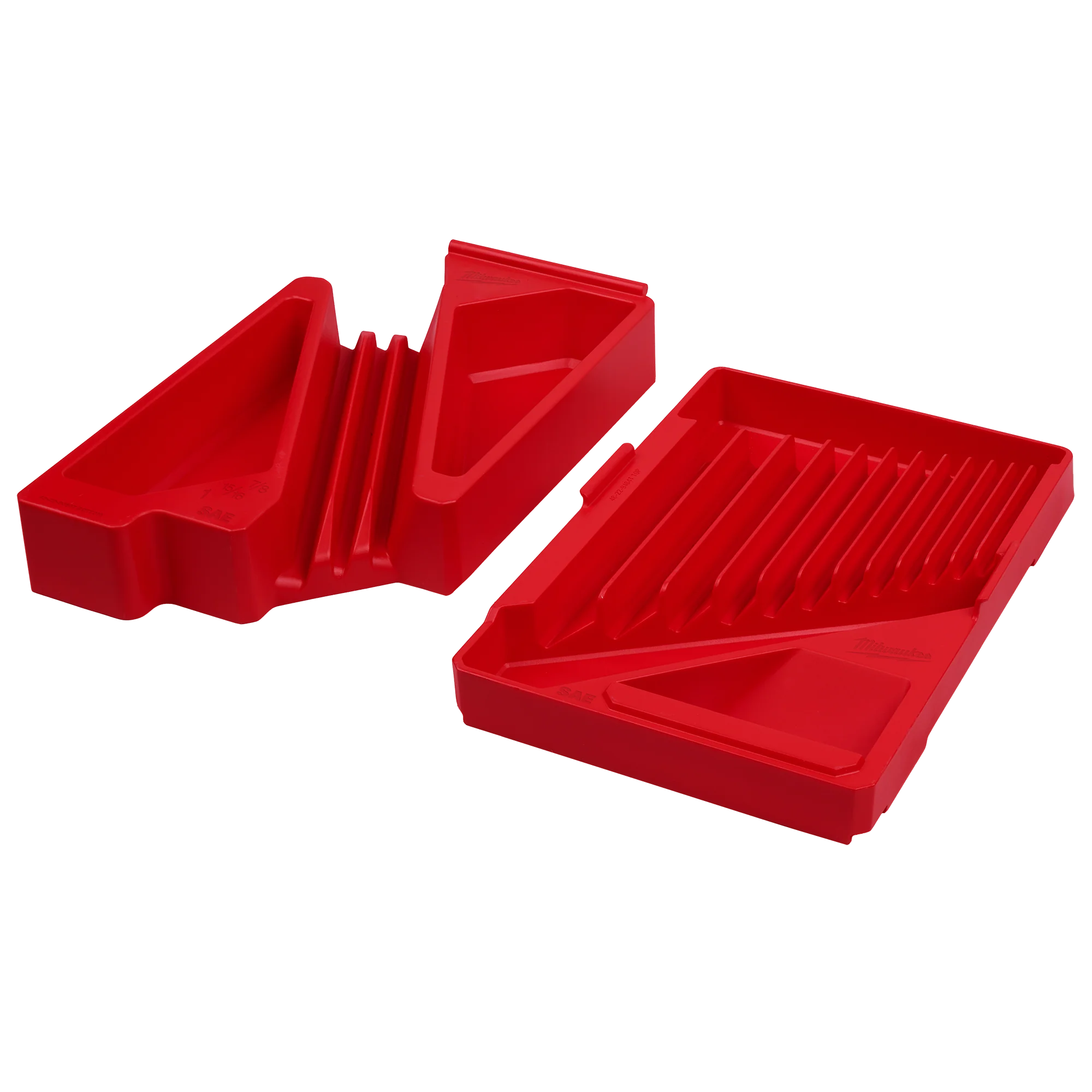 Premium Milwaukee 15pc SAE Combination Wrench Trays Elegant