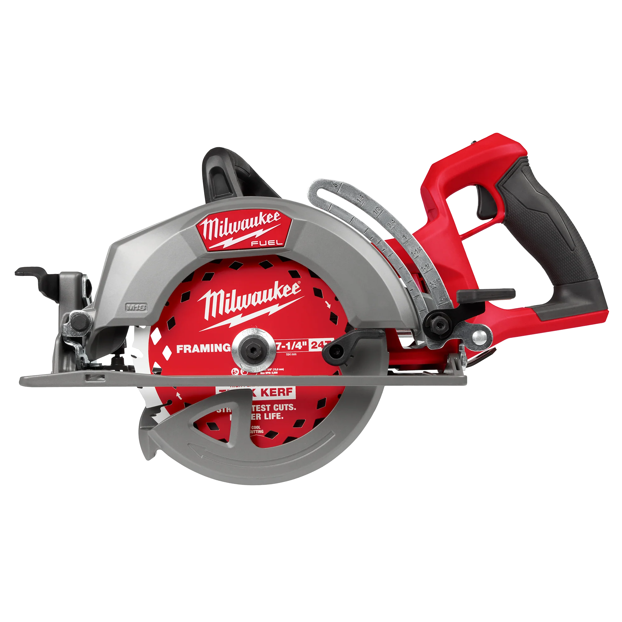 Green Milwaukee M18 FUEL™ 7-1 4 Rear Handle Circular Saw Exclusive
