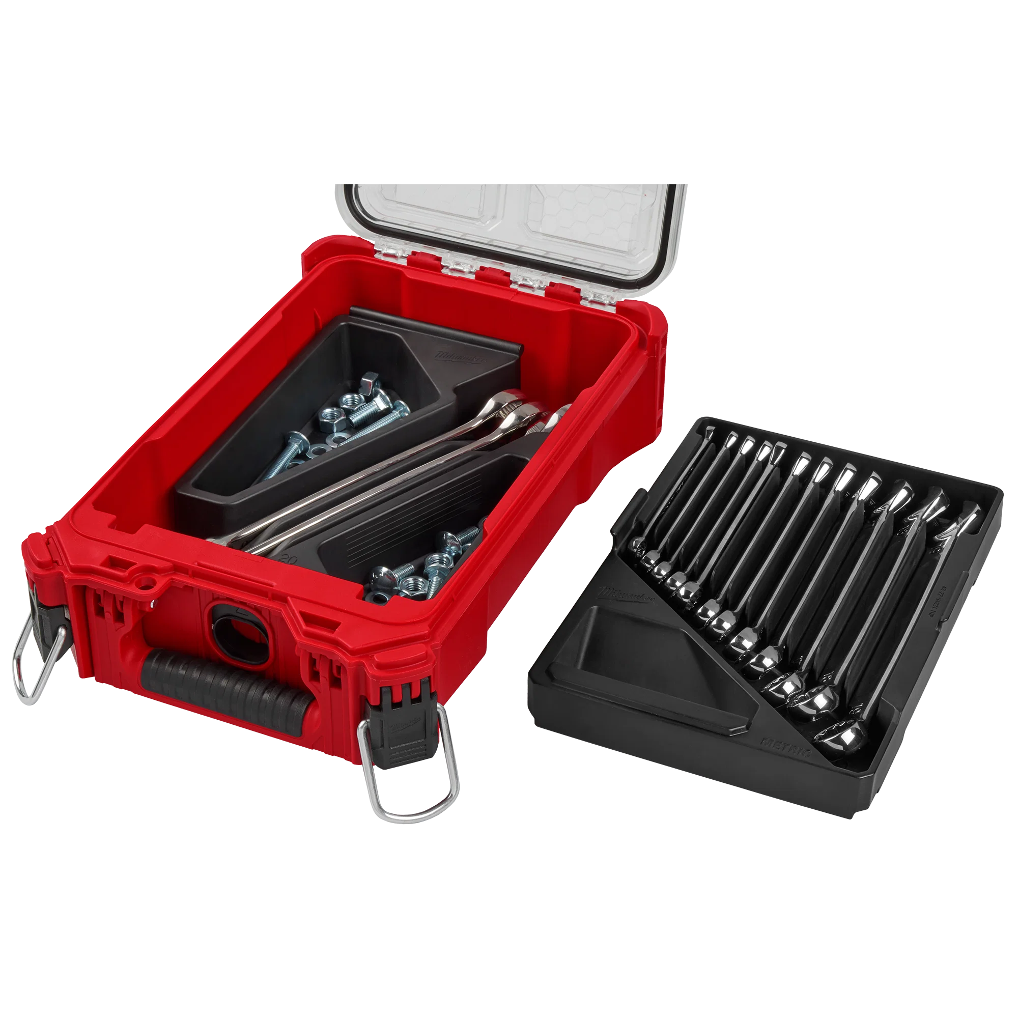 Refined Milwaukee 15pc Metric Combination Wrench Set with PACKOUT™ Compact Organizer Clean